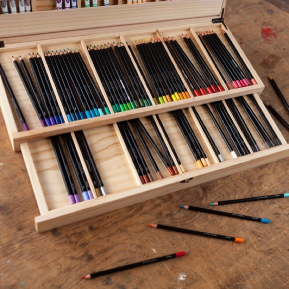 Color Escapes Wooden Art Case - Picture 3 of 8